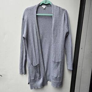 SO Gray Lightweight Cardigan